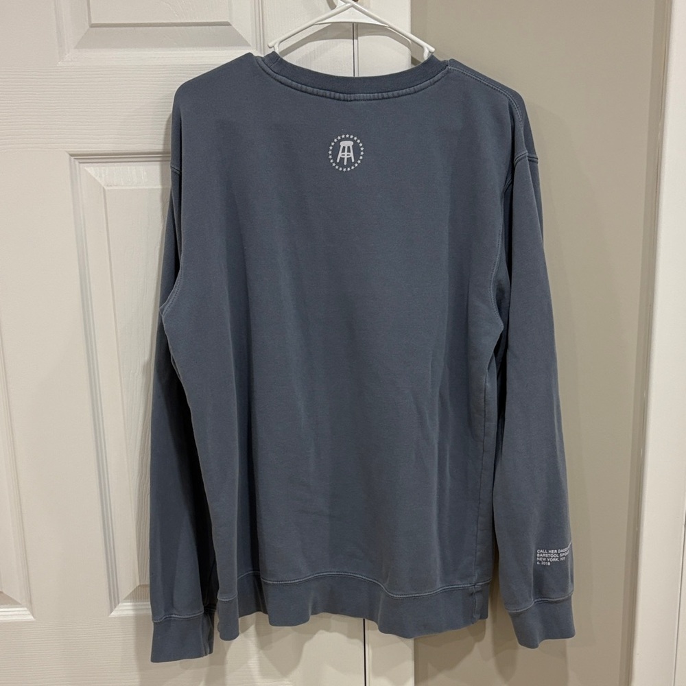 Unwell Call Her Daddy Women's Blue Crewneck Sweatshirt - Picture 4 of 4
